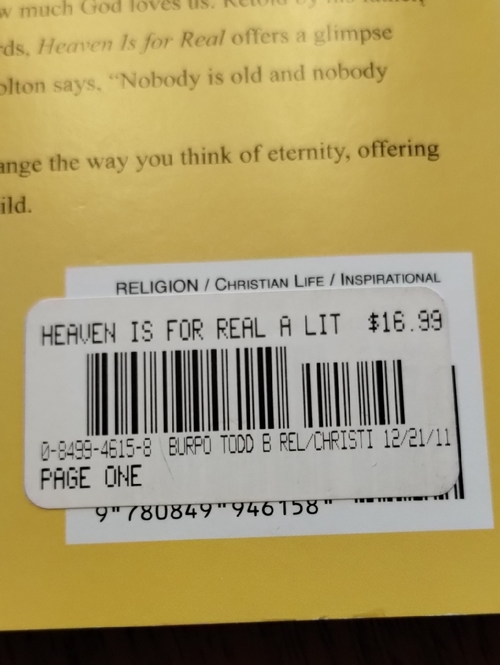 Heaven Is For Real - Picture 4 of 4